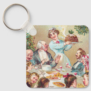 Porte-clés Nous vous souhaitons à tous un joyeux Noël - Carte