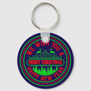 Porte-clés Nous Vous Souhaitons Joyeux Noël Bonne Année-66244