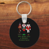 Porte-clés Nous vous souhaitons un joyeux noce de Noël (Recto)