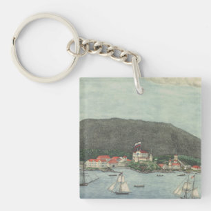 Porte-clés Nouveau Archange, Russie (Sitka) Peinture