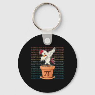 Porte-clés Nouveau Chicken Pot Pi Day Pie Math Lover Geek Don