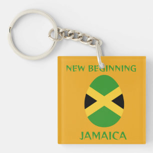 Porte-clés Nouveau début Jamaïque
