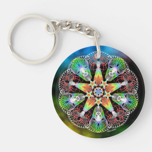 Porte-clés Nouveau départ/bond quantique (Devant)