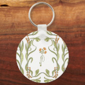 Porte-clés Nouveau Mariage floral (Verso)