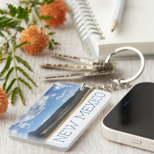 Porte-clés Nouveau-Mexique Bright Blue Sky et Porte - clé des