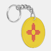 Porte-clés Nouveau-Mexique État Drapeau (Devant gauche)