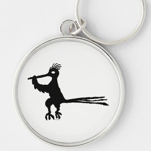 Porte-clés Nouveau-Mexique Petroglyph Road Runner (Devant)