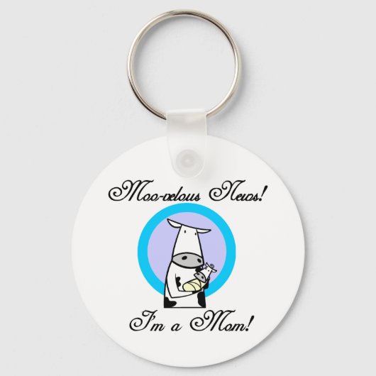 Porte-clés Nouveau Moo-velous Maman Tshirts et cadeaux (Recto)