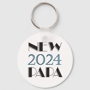 Porte-clés Nouveau Porte - clé Papa 2024