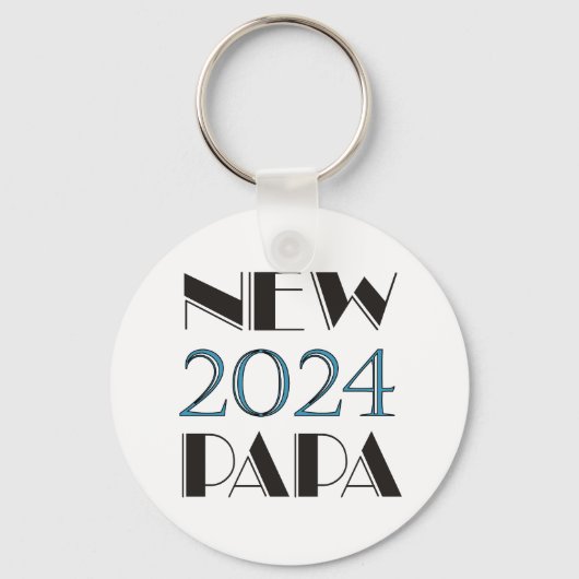 Porte-clés Nouveau Porte - clé Papa 2024 (Recto)