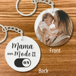 Porte-clés Nouveau souvenir photo de maman année d'établissem