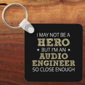 Porte-clés Nouveauté de l'ingénieur audio (Recto)