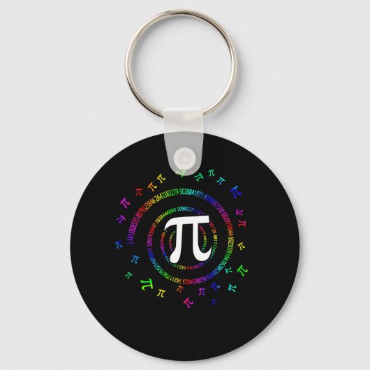 Porte-clés Nouveauté Spirale Pi (Recto)