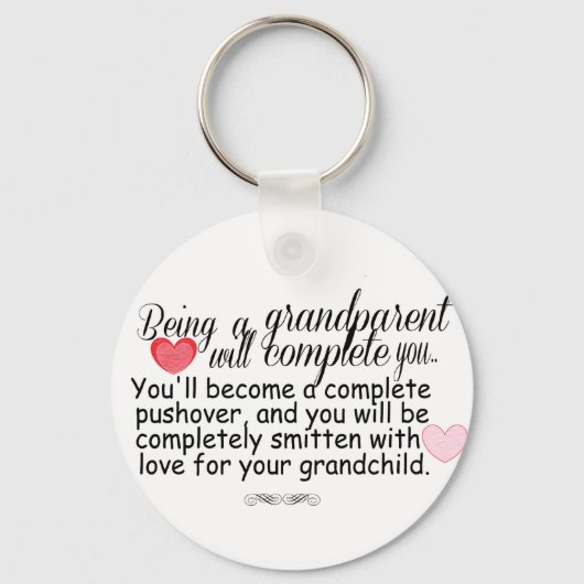 Porte-clés Nouveaux grands-parents (Recto)