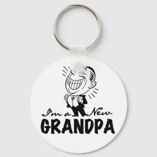 Porte-clés Nouveaux T-shirts et cadeaux de sourire de grand-p