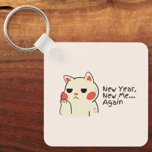 Porte-clés Nouvel an (Recto)
