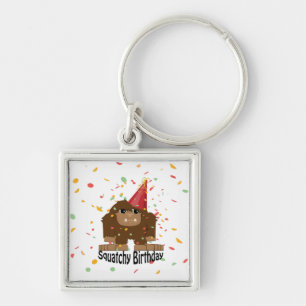 Porte-clés Nouvel anniversaire de la petite Squatcha Bigfoot
