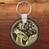 Porte-clés Nouvelle année chinoise du Dragon 2024 (Recto)