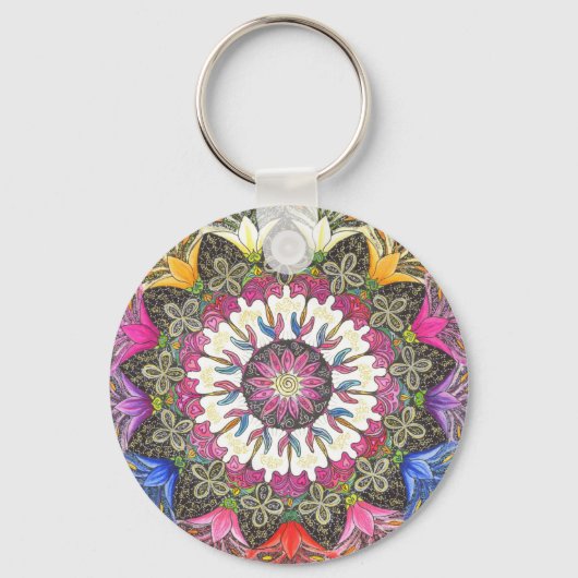 Porte-clés Nouvelle déesse Mandala Porte - clé (Recto)