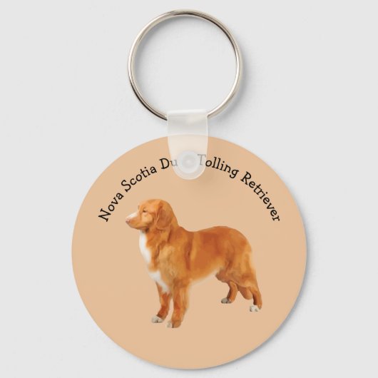 Porte-clés Nouvelle-Écosse Chien de la race de chiens de la r (Recto)