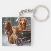 Porte-clés Nouvelle-Écosse Duck Toller Retriever Snowden (Dos)