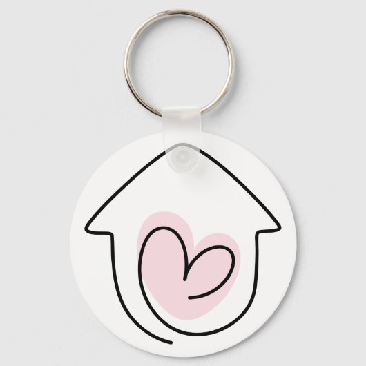 Porte-clés Nouvelle maison qui vient de déménager (Recto)