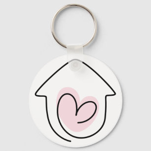 Porte-clés Nouvelle maison qui vient d'être déplacée 