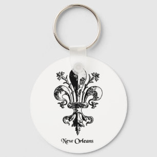 Porte-clés Nouvelle-Orléans Antique Fleur de lis