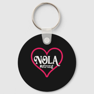 Porte-clés Nouvelle-Orléans Nola Coeur Fort Tee Nouvelle-Orlé