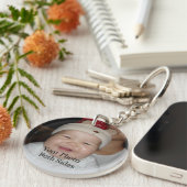 Porte-clés Nouvelle photo bébé (Devant droit)