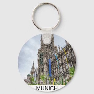 Porte-clés Nouvelle tour de l'Hôtel de Ville à Munich, Allema