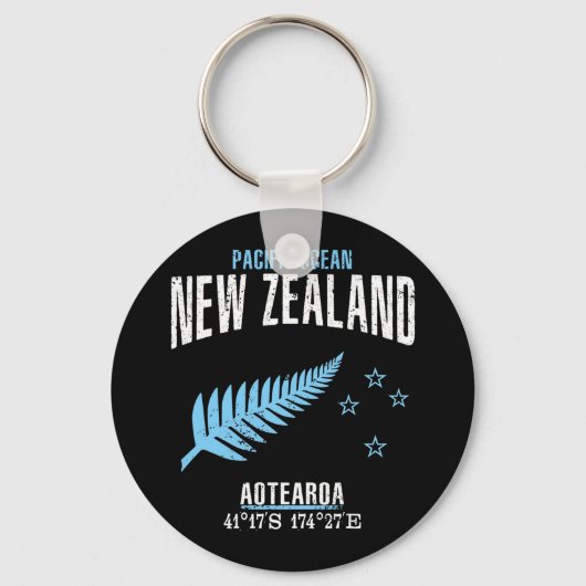 Porte-clés Nouvelle-Zélande (Recto)