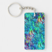 Porte-clés Nouvelle-Zélande Abalone Paua Shell Motif 1 (Devant)