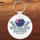 Porte-clés Nouvelle-Zélande Rocks v2 (Recto)