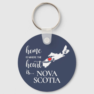 Porte-clés Nova Scotia home is where the heart is...