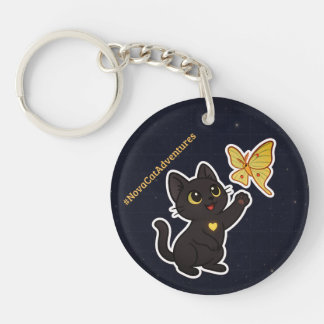 Porte-clés #NovaCatAdventures et Jeux de Lune de la Moth