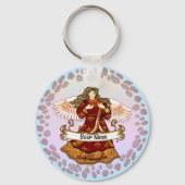 Porte-clés Novembre Anniversaire Angel anniversaire personnal (Recto)