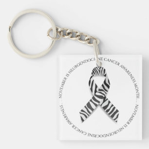 Porte-clés Novembre est le Mois du Cancer Neuroendocrinien Zè