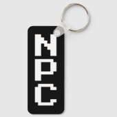 Porte-clés NPC - Caractère non jouable (Verso)