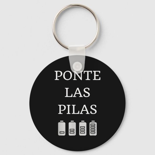Porte-clés Nte Las Las Spanish Saying Motivational  (Recto)