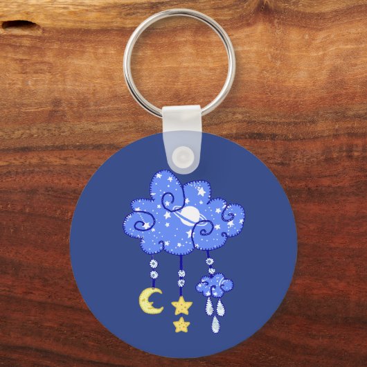 Porte-clés Nuage de nuit (Verso)