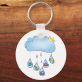 Porte-clés Nuage de pluie (Recto)