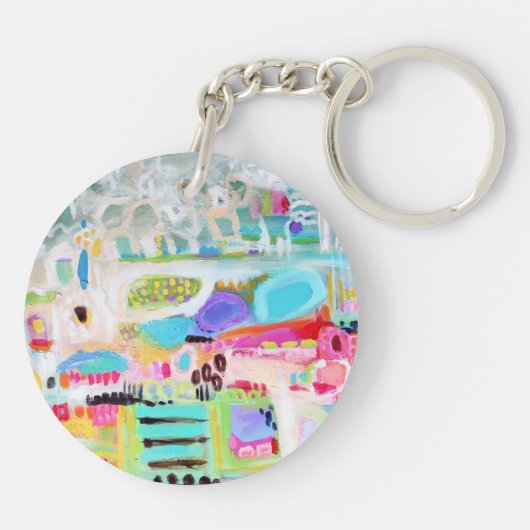 Porte-clés Nuages Abstraits (Dos)