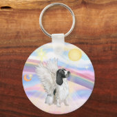 Porte-clés Nuages - Anglais Springer Spaniel Angel (Recto)
