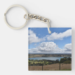 Porte-clés Nuages au-dessus du lac Gnotuk Bague à clé Camperd