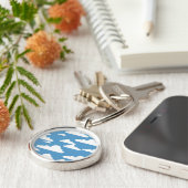 PORTE-CLÉS NUAGES BLANCS (Côté)