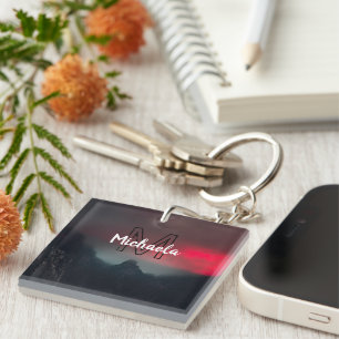 Porte-clés Nuages brûlants, brouillard et monographie des mon