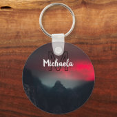 Porte-clés Nuages brûlants, brouillard et monographie des mon (Recto)