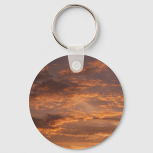 Porte-clés Nuages de coucher de soleil I Photographie de ciel