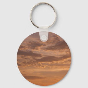 Porte-clés Nuages de coucher de soleil II Pastel Nature Abstr